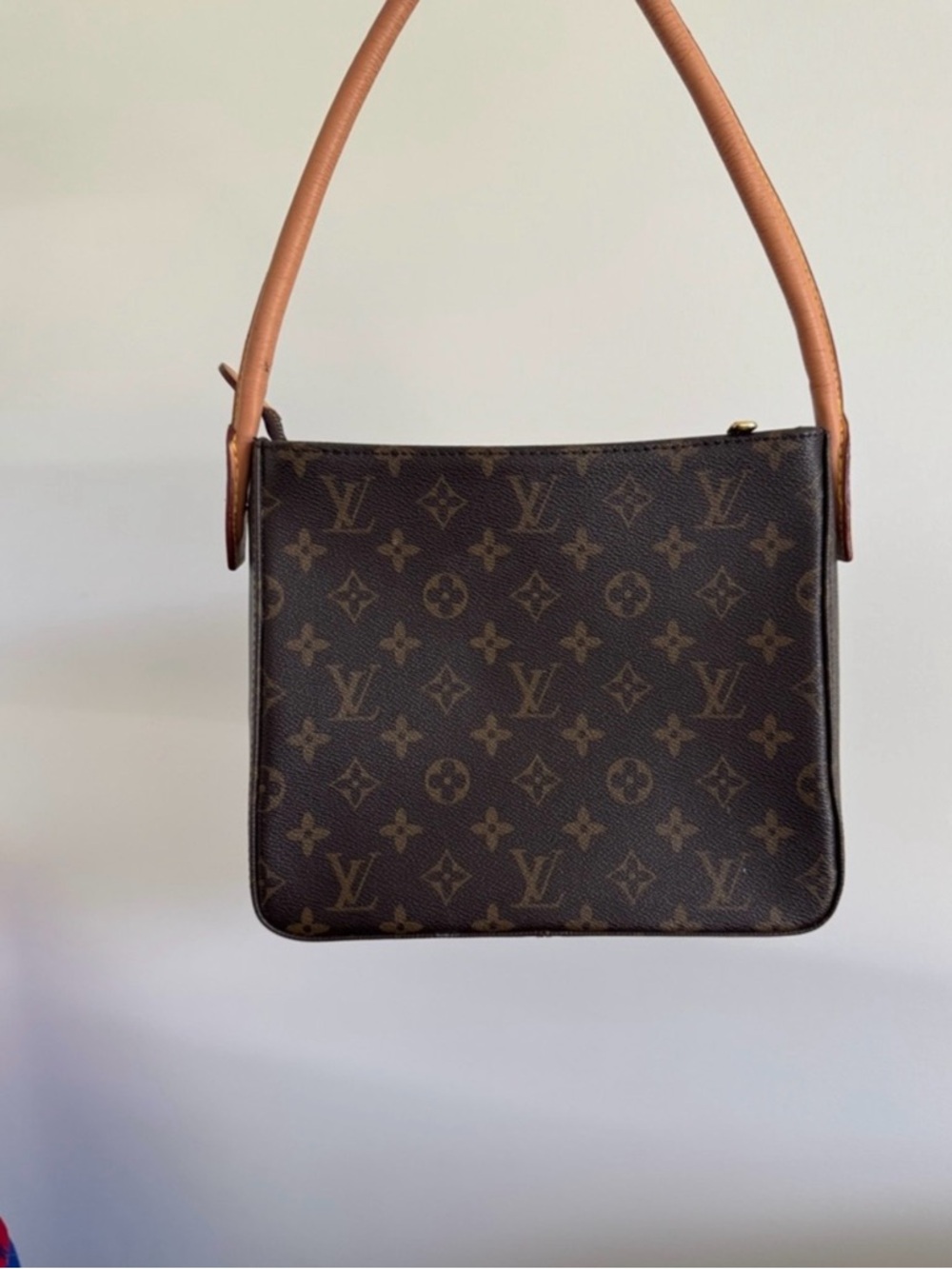 Pattern print Monogram Canvas Brown Shoulder Bag